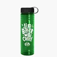 Garyline® Slim Fit RPET Bottle with Tethered Lid, 24 oz. — view 45