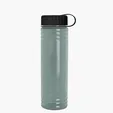 Garyline® Slim Fit RPET Bottle with Tethered Lid, 24 oz.