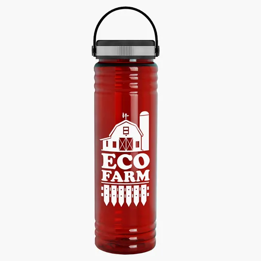 Garyline® Slim Fit RPET Bottle with Grip Lid, 24 oz. — view 6