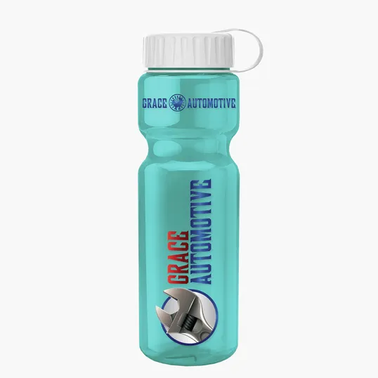 Garyline® Champ Recycled Bottle with Tethered Lid, 28 oz. — view 121