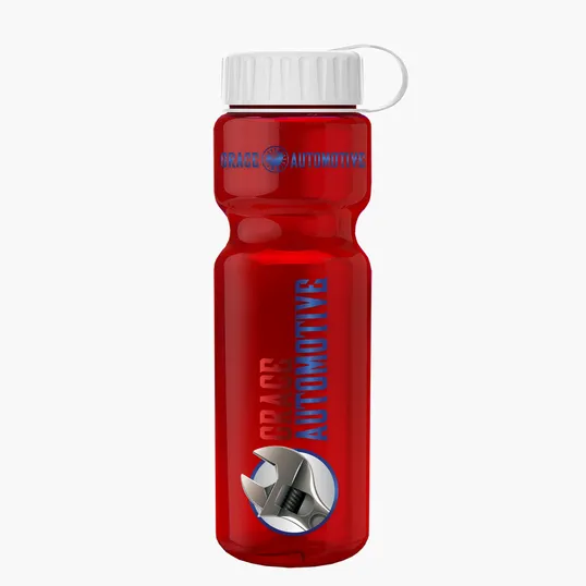 Garyline® Champ Recycled Bottle with Tethered Lid, 28 oz. — view 119