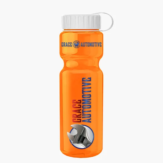 Garyline® Champ Recycled Bottle with Tethered Lid, 28 oz. — view 117