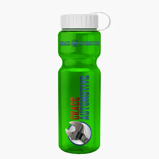 Garyline® Champ Recycled Bottle with Tethered Lid, 28 oz. — view 114