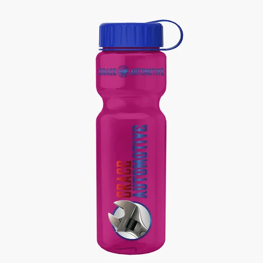 Garyline® Champ Recycled Bottle with Tethered Lid, 28 oz. — view 100