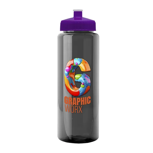Garyline® Slim Fit RPET Bottle with Push-Pull Lid, 32 oz. — view 138