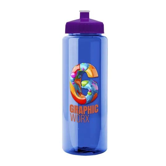 Garyline® Slim Fit RPET Bottle with Push-Pull Lid, 32 oz. — view 136