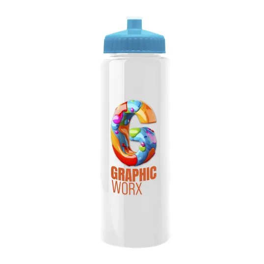 Garyline® Slim Fit RPET Bottle with Push-Pull Lid, 32 oz. — view 190