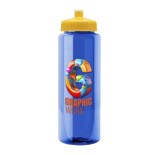 Garyline® Slim Fit RPET Bottle with Push-Pull Lid, 32 oz. — view 161