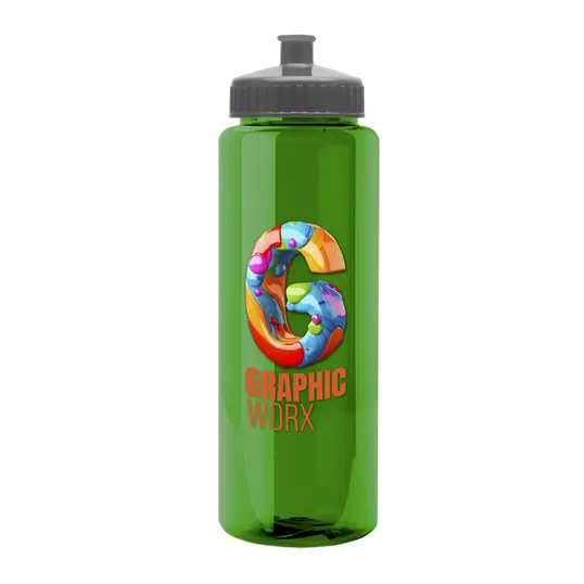 Garyline® Slim Fit RPET Bottle with Push-Pull Lid, 32 oz. — view 156