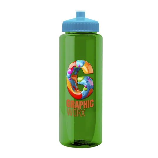 Garyline® Slim Fit RPET Bottle with Push-Pull Lid, 32 oz. — view 150