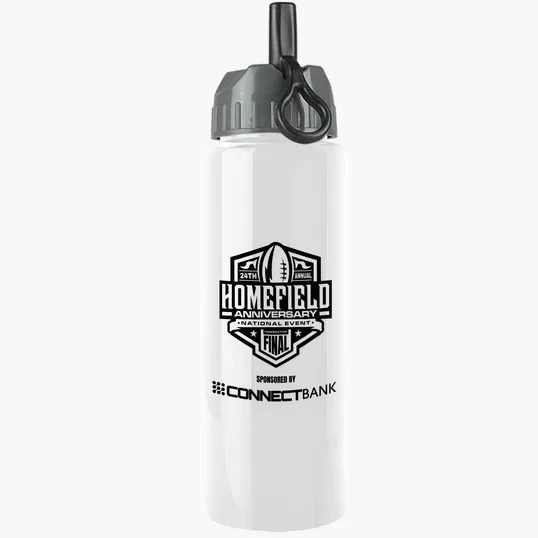 Garyline® Slim Fit RPET Bottle with Ring-Straw Lid, 32 oz. — view 28