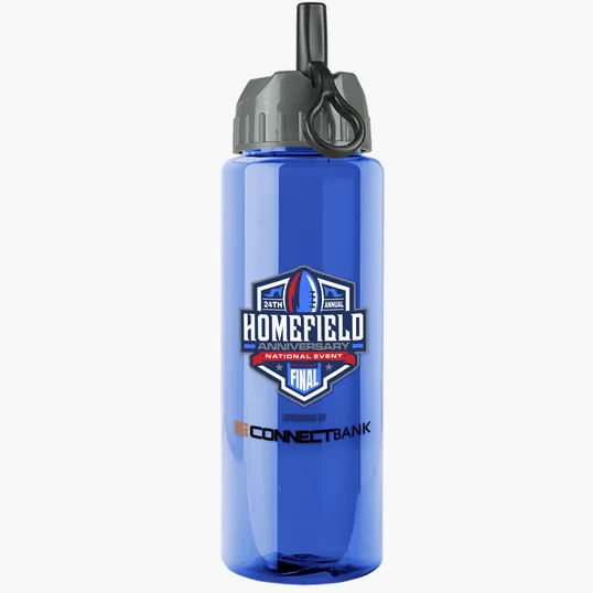 Garyline® Slim Fit RPET Bottle with Ring-Straw Lid, 32 oz. — view 19