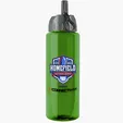 Garyline® Slim Fit RPET Bottle with Ring-Straw Lid, 32 oz. — view 12