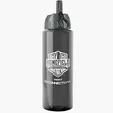 Garyline® Slim Fit RPET Bottle with Ring-Straw Lid, 32 oz. — view 23