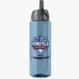 Garyline® Slim Fit RPET Bottle with Ring-Straw Lid, 32 oz. — view 9