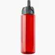 Garyline® Slim Fit RPET Bottle with Ring-Straw Lid, 32 oz. — view 3