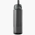 Garyline® Slim Fit RPET Bottle with Ring-Straw Lid, 32 oz. — view 5