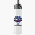 Garyline® Slim Fit RPET Bottle with Ring-Straw Lid, 32 oz. — view 27