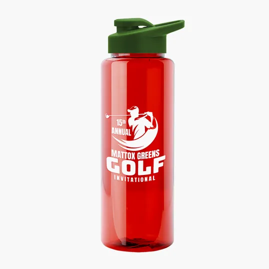 Garyline® Slim Fit RPET Bottle with Drink-Thru Lid, 32 oz. — view 129