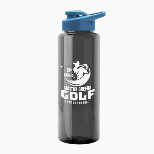 Garyline® Slim Fit RPET Bottle with Drink-Thru Lid, 32 oz. — view 143
