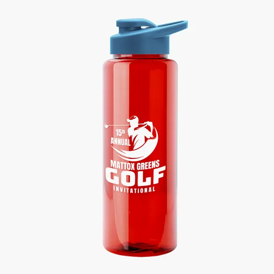 Garyline® Slim Fit RPET Bottle with Drink-Thru Lid, 32 oz. — view 127
