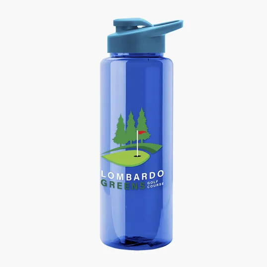 Garyline® Slim Fit RPET Bottle with Drink-Thru Lid, 32 oz. — view 137