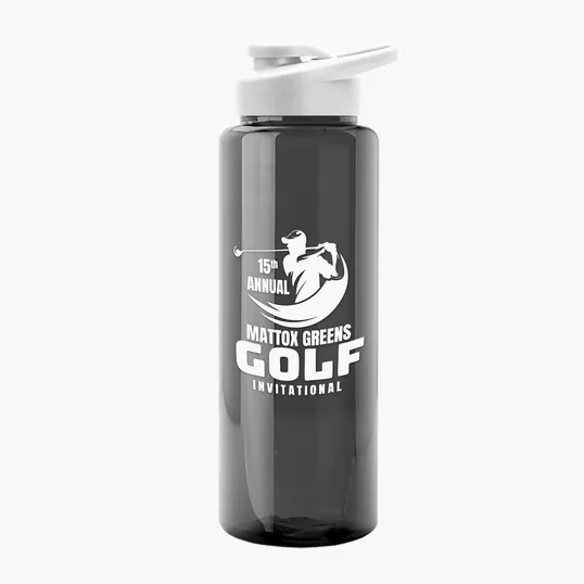 Garyline® Slim Fit RPET Bottle with Drink-Thru Lid, 32 oz. — view 108