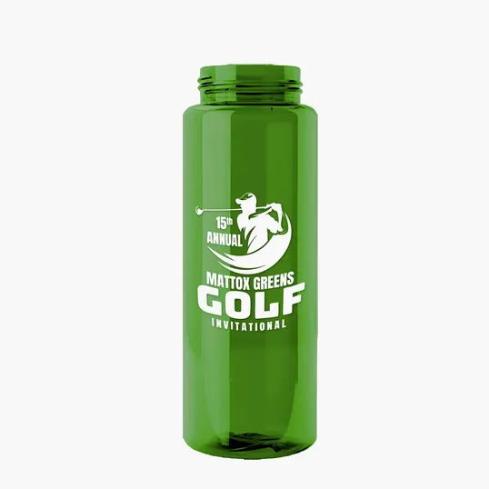 Garyline® Slim Fit RPET Bottle with Drink-Thru Lid, 32 oz. — view 123