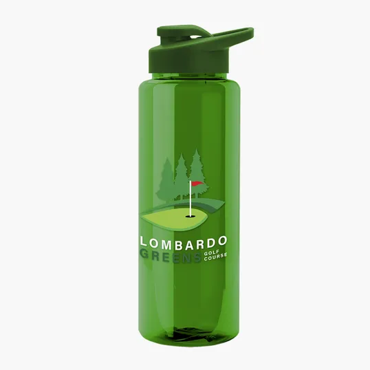 Garyline® Slim Fit RPET Bottle with Drink-Thru Lid, 32 oz. — view 121