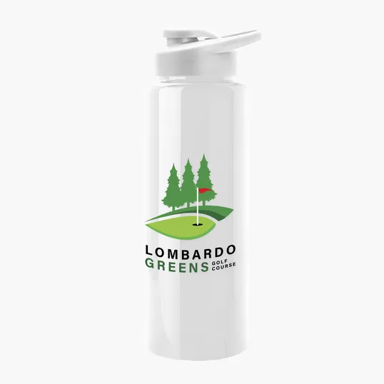Garyline® Slim Fit RPET Bottle with Drink-Thru Lid, 32 oz. — view 153