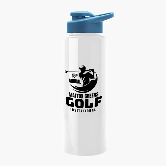 Garyline® Slim Fit RPET Bottle with Drink-Thru Lid, 32 oz. — view 151