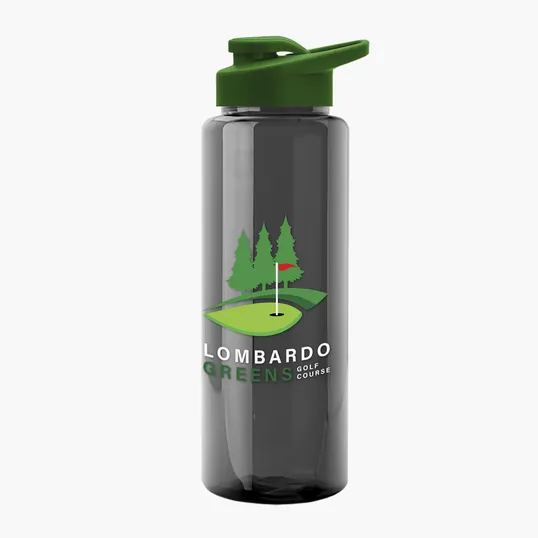 Garyline® Slim Fit RPET Bottle with Drink-Thru Lid, 32 oz. — view 146