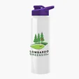 Garyline® Slim Fit RPET Bottle with Drink-Thru Lid, 32 oz. — view 107