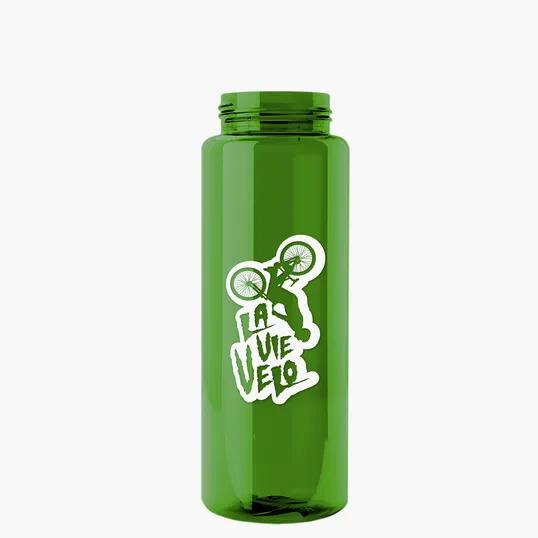 Garyline® Slim Fit RPET Bottle with Flip-Straw Lid, 32 oz. — view 133