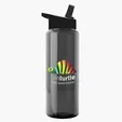 Garyline® Slim Fit RPET Bottle with Flip-Straw Lid, 32 oz. — view 119