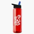Garyline® Slim Fit RPET Bottle with Flip-Straw Lid, 32 oz. — view 108