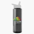 Garyline® Slim Fit RPET Bottle with Flip-Straw Lid, 32 oz. — view 124