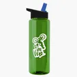Garyline® Slim Fit RPET Bottle with Flip-Straw Lid, 32 oz. — view 101