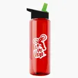 Garyline® Slim Fit RPET Bottle with Flip-Straw Lid, 32 oz. — view 105