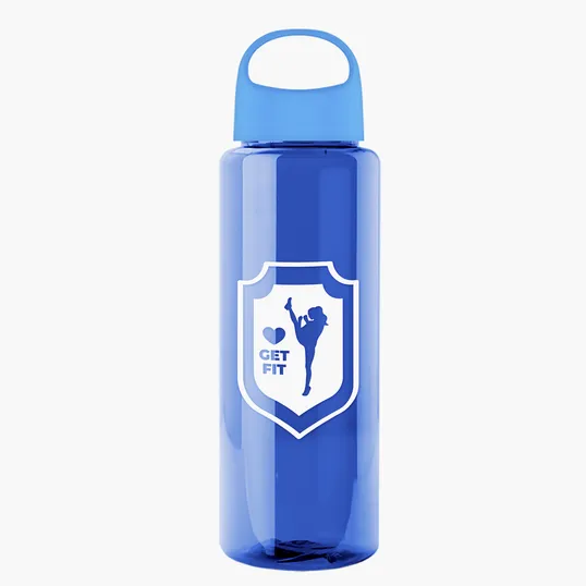 Garyline® Slim Fit RPET Bottle with Oval Crest Lid, 32 oz. — view 108