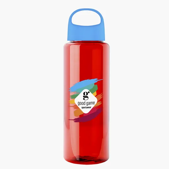 Garyline® Slim Fit RPET Bottle with Oval Crest Lid, 32 oz. — view 102