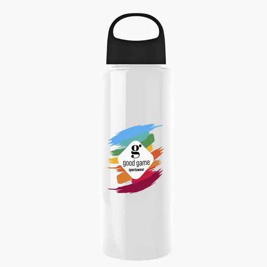 Garyline® Slim Fit RPET Bottle with Oval Crest Lid, 32 oz. — view 123