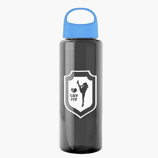 Garyline® Slim Fit RPET Bottle with Oval Crest Lid, 32 oz. — view 116