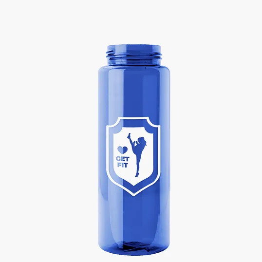 Garyline® Slim Fit RPET Bottle with Oval Crest Lid, 32 oz. — view 112