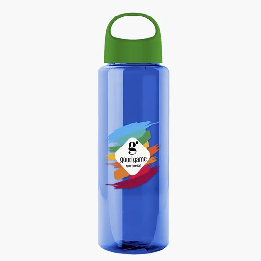 Garyline® Slim Fit RPET Bottle with Oval Crest Lid, 32 oz. — view 111