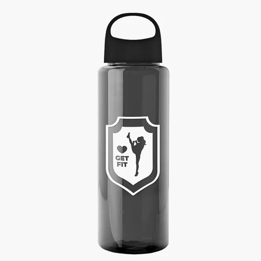 Garyline® Slim Fit RPET Bottle with Oval Crest Lid, 32 oz. — view 114