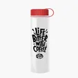 Garyline® Slim Fit RPET Bottle with Tethered Lid, 32 oz. — view 75