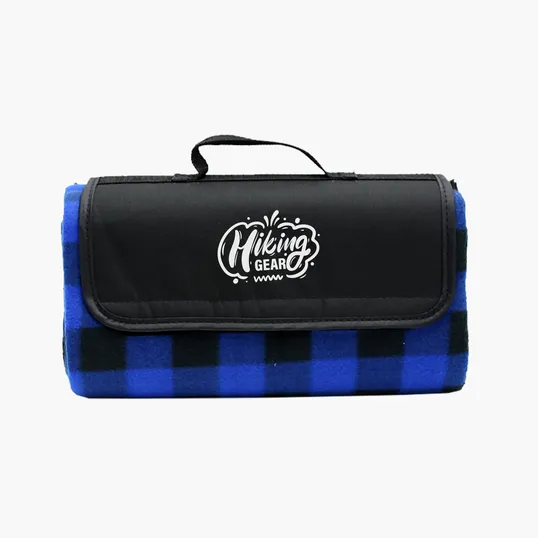 Garyline® Roll-Up Plaid Fleece Picnic Blanket, 47" x 52" — view 3