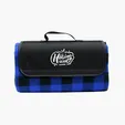 Garyline® Roll-Up Plaid Fleece Picnic Blanket, 47" x 52" — view 3