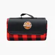 Garyline® Roll-Up Plaid Fleece Picnic Blanket, 47" x 52" — view 5